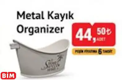 METAL KAYIK ORGANİZER